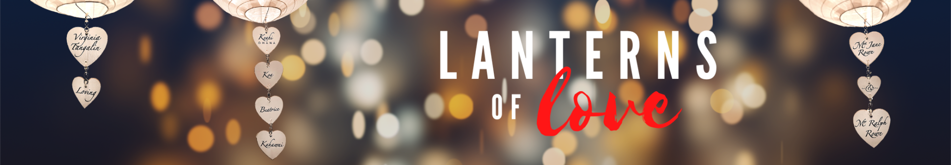 Blurred city lights background with text 'Land of U'.